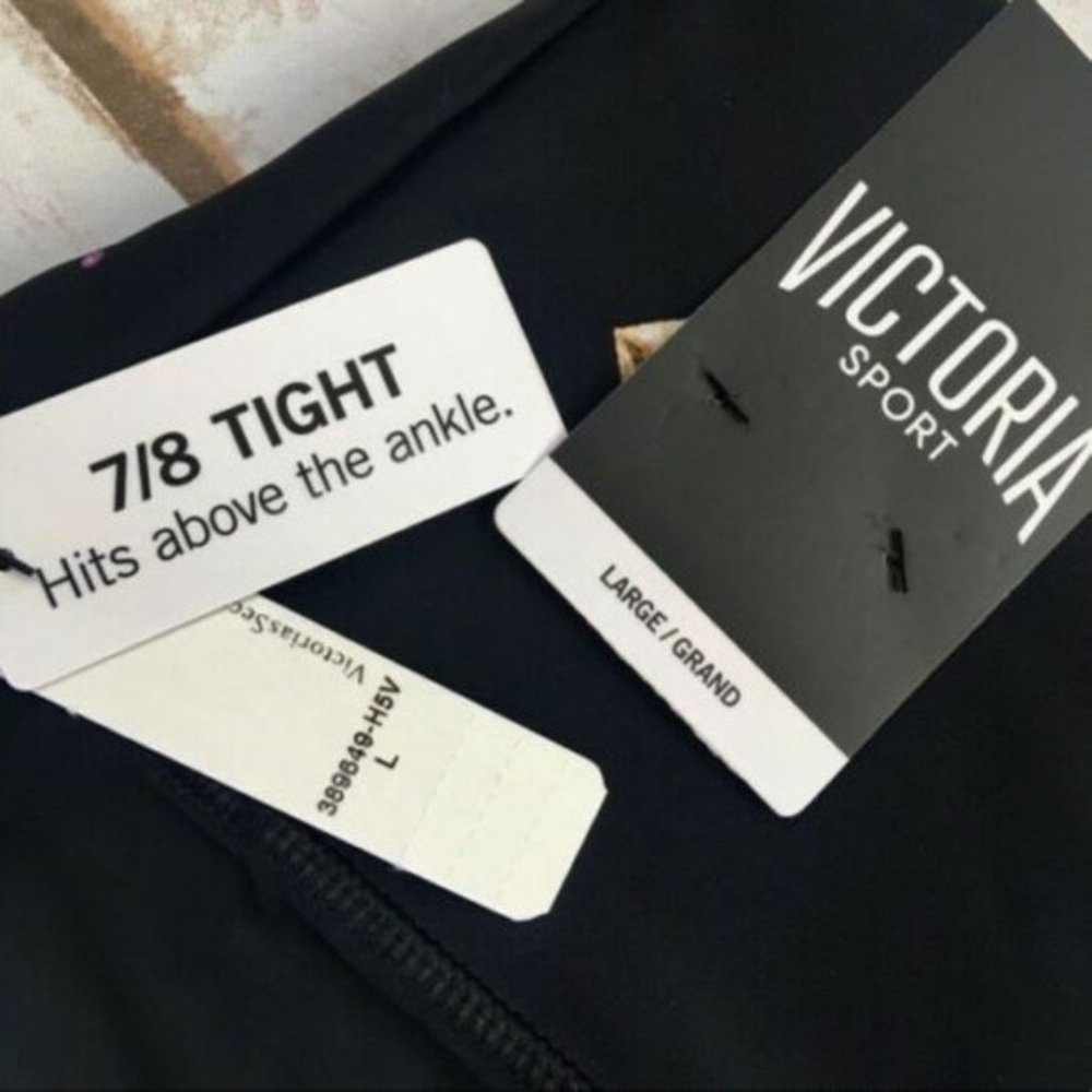 NWT Victoria's Secret Sport Sparkle Shine 7/8 Leggings - Picture 4 of 7